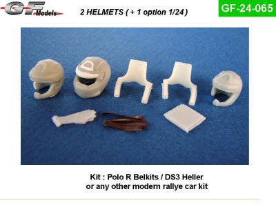 [사전 예약] GF-24-065 1/24 Helmet +Hans (Polo-R / DS3)