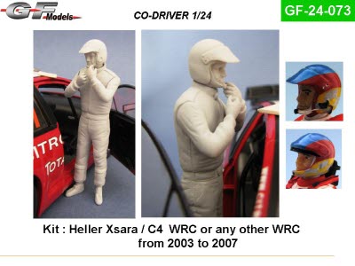 [사전 예약] GF-24-073 1/24 Co-driver rallye (Xara - C4...)