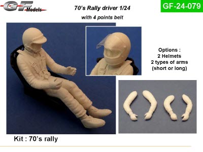 [사전 예약] GF-24-079 1/24 Driver rallye 70\'s