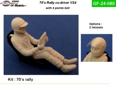 [사전 예약] GF-24-080 1/24 Co-driver rallye 70\'s