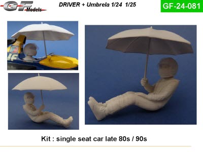 [사전 예약] GF-24-081 1/24 Driver 90\'s with umbrella
