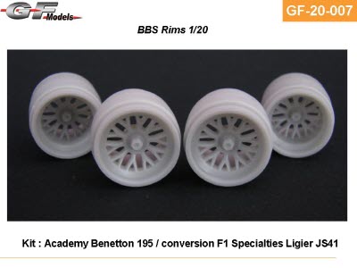 [사전 예약] GF-20-007 1/20 Rims BBS (B195)