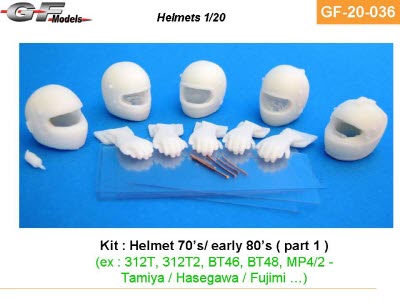 [사전 예약] GF-20-036 1/20 5 Helmets Lauda