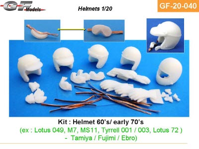 [사전 예약] GF-20-040 1/20 5 Helmets 60\'s