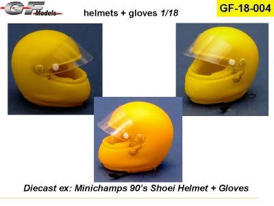 GF-18-004 1/18 Helmet Shoei 92/93…