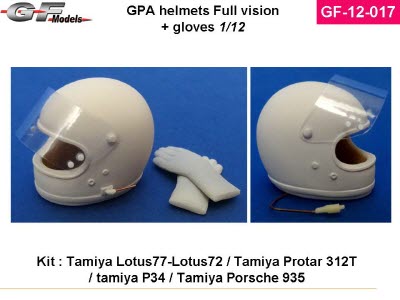 GF-12-017 1/12 helmet Bell 70\'s mid vision
