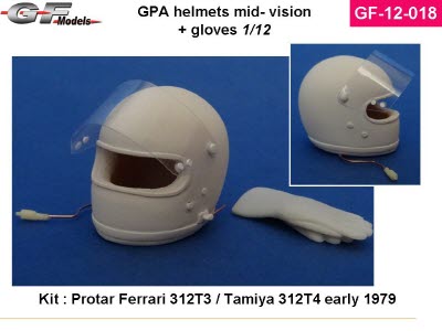 GF-12-018 1/12 helmet Bell 70\' small vision