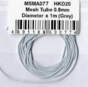 MSMA077 Mesh Tube 0.8mm diameter x 1m (Grey)