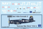 1/48 Korean War Hero F4U-4 Corsair Jim Tobul Airshow Version