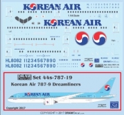 1/400 Korean Air 787-9 Dreamliners