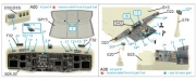 [사전 예약 ~12/8일] QDS+35108 1/35 MH-60L 3D-Printed & coloured Interior on decal paper (KittyHawk) (Small version) (wit