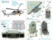 [사전 예약 ~12/8일] QD35109 1/35 MH-60S 3D-Printed & coloured Interior on decal paper (Academy)
