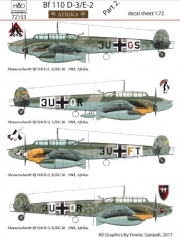 [사전 예약] 72153 1/72 72153 Bf 110 D-3 part 2