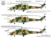 [사전 예약] 72200 1/72 72200 Mi-24 V / D with F-15 siluets Load Diffuser military exercise in 2008