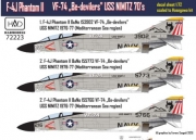 72223 1/72 72223 F-4J Phantom VF 74 Be-devilers USS NIMITZ 70\'s part 1