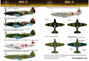 [사전 예약] 48042 1/48 48042 MiG-3 (silver 46, white 18, black 16, red 42, red 27)