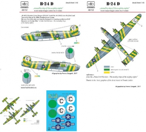 48152 1/48 48152 B-24 D Green Dragon USAAF