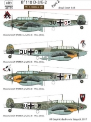 [사전 예약] 48155 1/48 48155 Bf 110 D-3/E-2 \"Africa\" part 2