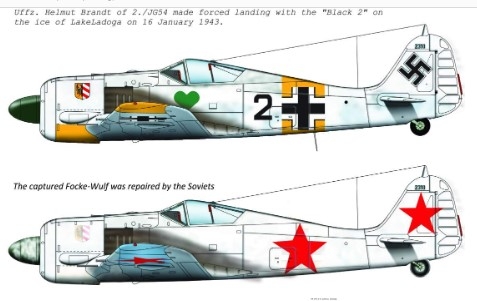 48179 1/48 48179 FW-190 A-4 (Black 2 JG54; + Soviet captured painting)