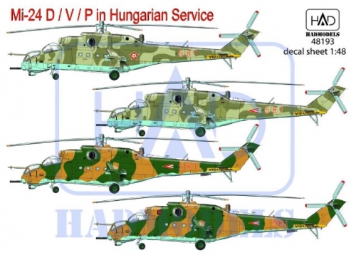 48193 1/48 48193 Mi-24D / V / P in Hungarian Servis