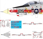 48218 1/48 48218 F-14A VF-1 Wolfpack USS Enterprise