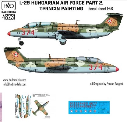 48231 1/48 48231 L-29 in Hungarian Service / Trencin painting scheme