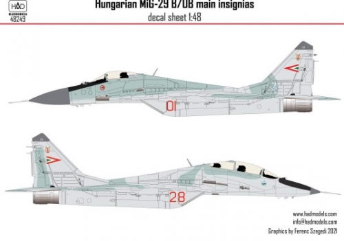 48249 1/48 48249 MiG-29 B HUNAF old russian painting