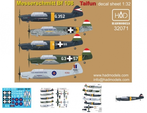 32071 1/32 32071 Messerschmitt Bf 108