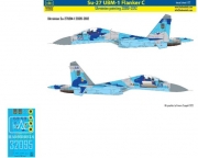 32095 1/32 32095 Su-27 UB Ukrainian code 69 EXTENDED cersion
