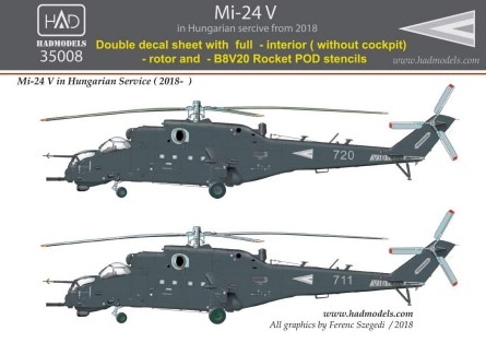 35008 1/35 35008 Mi-24 V in Hungarian Service with new NATO painting - witth full setecil double dec
