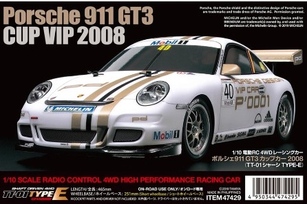 [사전 예약] 47429	Porsche 911 GT3 CUP08 (TT-01E)