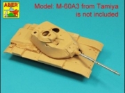 [사전 예약 ~11/4일] 35L-281 1/35 105 mm M-68 barrel with thermal shroud for M60A3 Tank