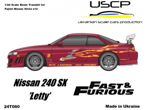 24T060 1/24 Nissan 240SX/Silvia s14 F-F (Letty) Fujimi kit needed