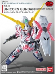 [사전 예약] BANN04433 SD Gundam EX Standard Unicorn Gundam (Destroy Mode)