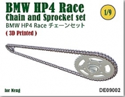[사전 예약] DE09002 1/9 Chain and Sprocket set for BMW HP4 Race for Meng