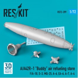 RS72-0399 1/72 A/A42R-1 "Buddy" air refueling store (1 pcs) (F/A-18, S-3, MQ-25, A-6, EA-6, A-7, A-4