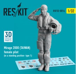 RSF32-0014 1/32 Mirage 2000 (TAIWAN) female pilot (in a standing position- type 1) (1/32)