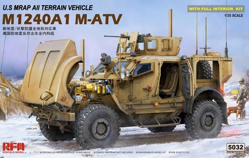 [주문시 입고] RM5032 1/35 US M1240A1 M-ATV (MRAP) w/Full Interior