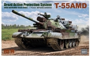 [주문시 입고] RM5091 1/35 T-55AMD Drozd Active Protection System w/Workable Track Links