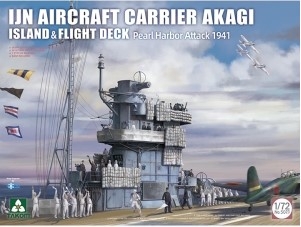 [사전 예약] TKM5023 1/72 Japanese Aircraft Carrier Akagi Island & Flight Deck 'Pearl Harbor Attack 1941