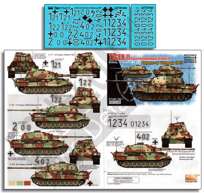 AXT351045 1/35 Schwere Panzerabteilung 507 Tiger IIs