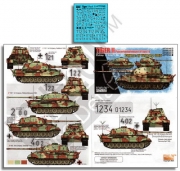 [사전 예약 ~11/30일] AXT721045 1/72 Schwere Panzerabteilung 507 Tiger IIs