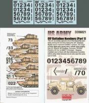 [사전 예약 ~11/30일] D356021 1/35 US ARMY OIF Battalion Numbers (Part 1)