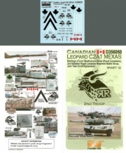 [사전 예약 ~11/30일] D356050 1/35 Canadian Leopard C2A1 MEXAS markings (Pt3)