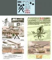 [사전 예약 ~11/30일] D356051 1/35 Canadian Leopard C2A1 MEXAS markings (Pt4)
