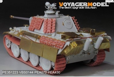 PE351223 1/35 WWII German Panther G early ver.Basic(MENG TS-05)