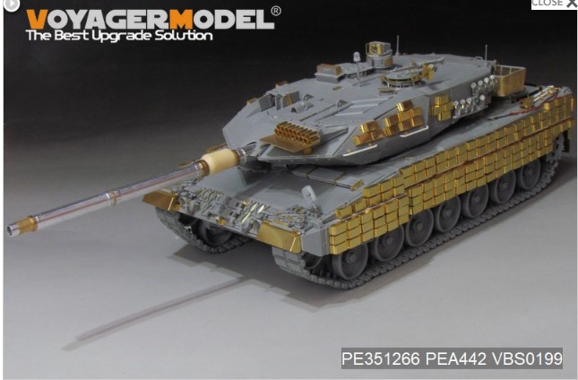 PE351266 1/35 Modern German Leopard 2A5/A6 MBT Ukraine Basic(Border BT-002)