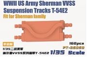 [사전 예약 ~12/7일] PT-35058 1/35 WWII US Army Sherman VVSS Suspension Tracks T-54E2