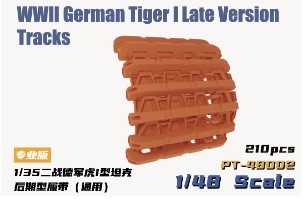 [사전 예약] PT-48002 1/48 WWII German Tiger I Late Version Tracks