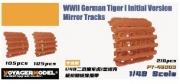 [사전 예약 ~12/7일] PT-48005 1/48 WWII German Tiger I Initial Version Mirror Tracks